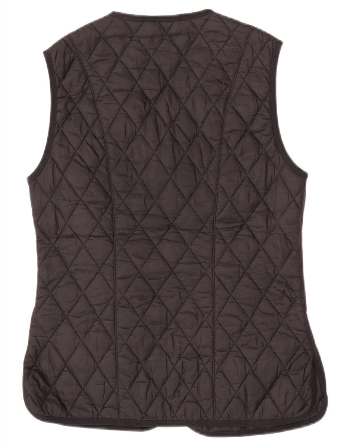 Barbour Gilet matelassé pour femme UK 8 Small Noir Polyamide