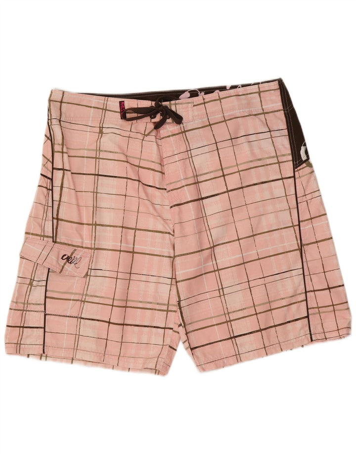 O'Neill Short de Bain Homme XL Rose à Carreaux