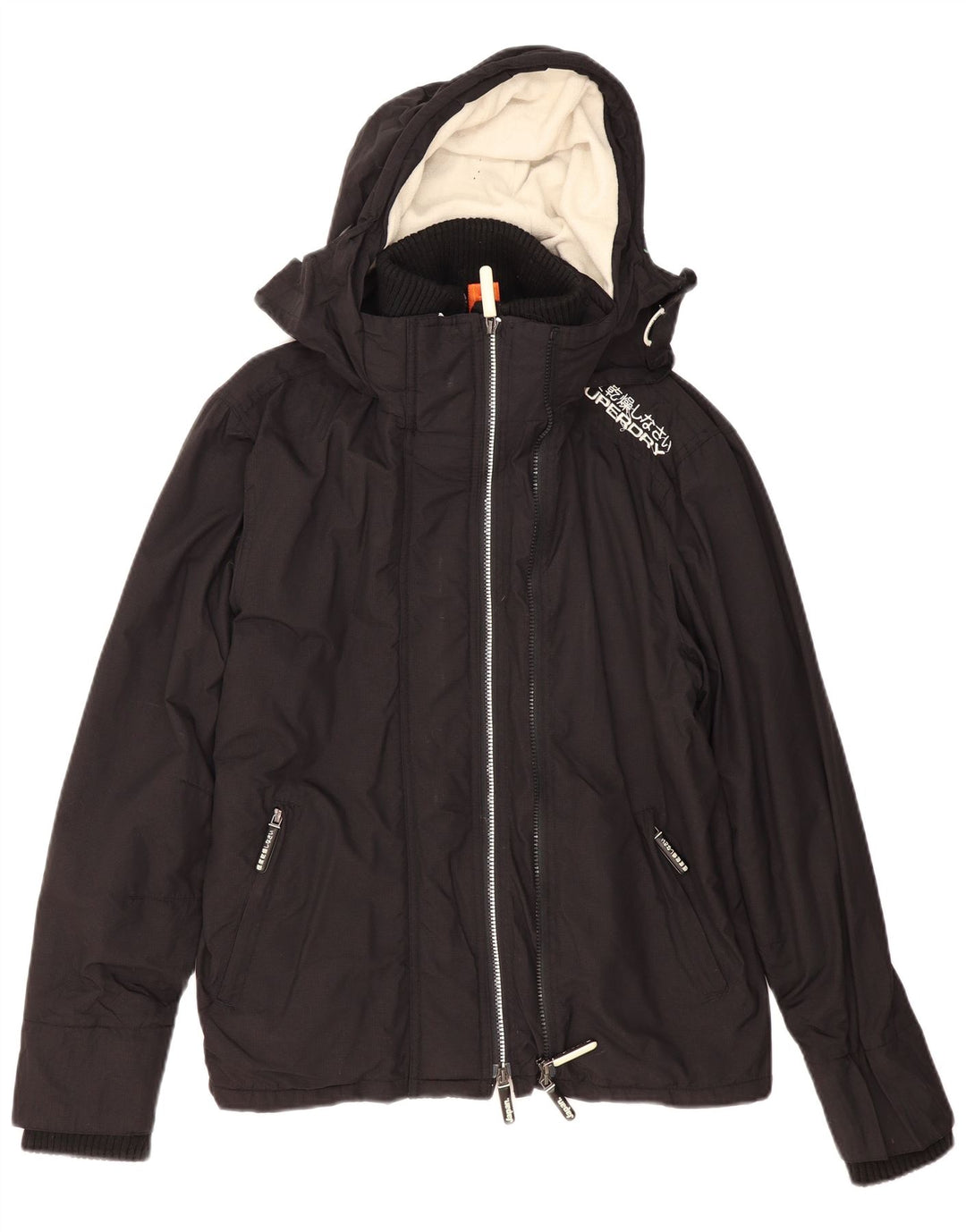 Superdry Veste coupe-vent The Windcheater pour femme UK 14 Medium Noir