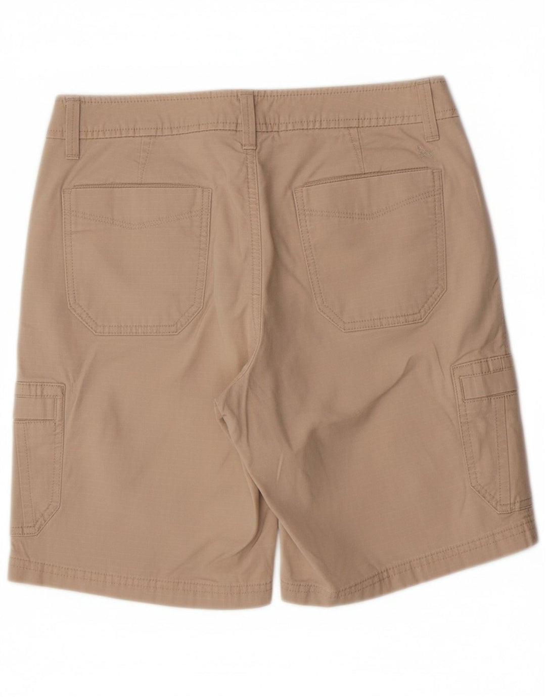 EDDIE BAUER Womens Slightly Curvy Cargo Shorts US 4 Small W28  Beige