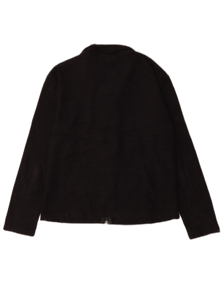 Marks & Spencer Veste polaire pour femme UK 12 Medium Noir Polyester