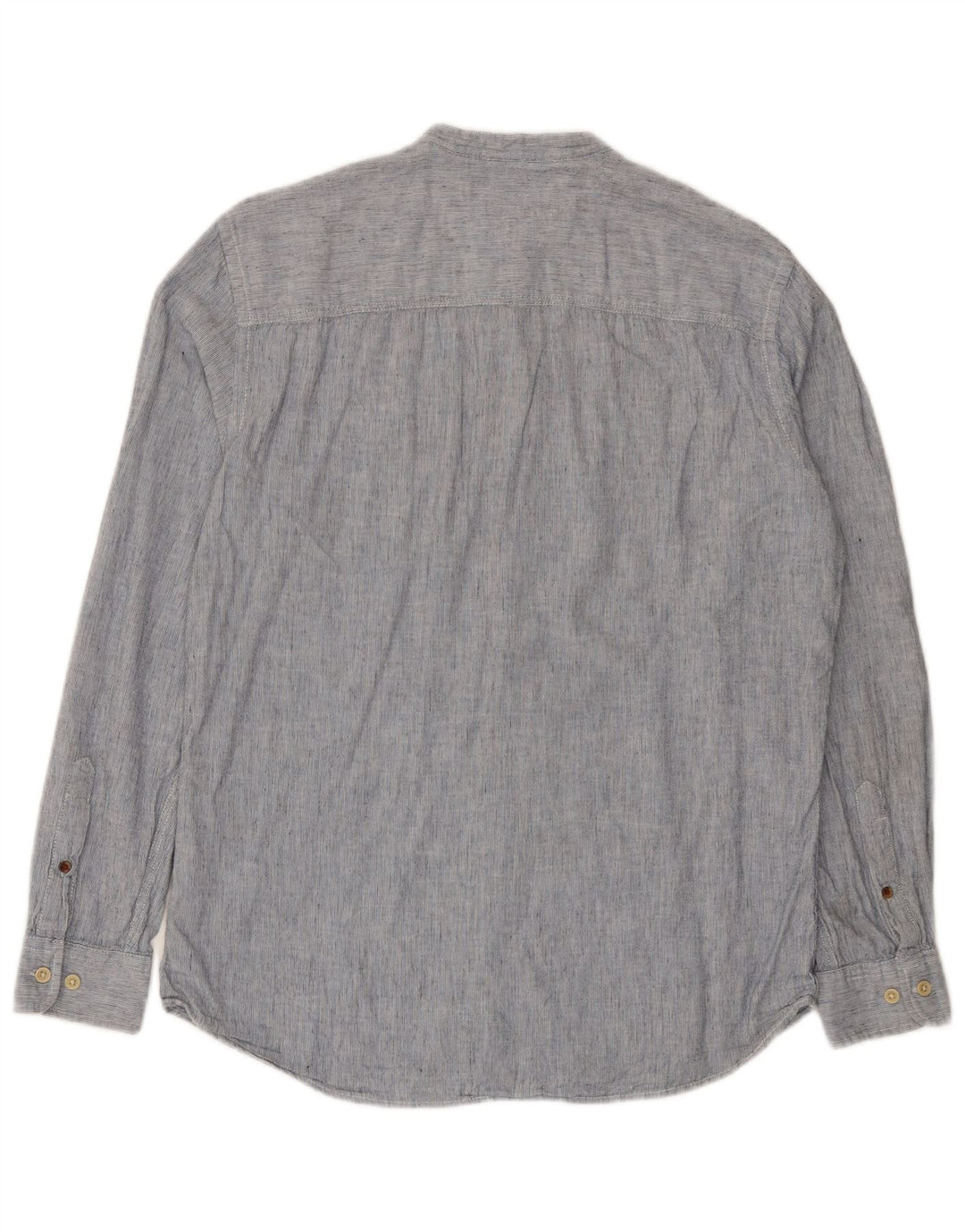 JACK & JONES Chemise Homme Bleu Moyen à Fines Rayures en Coton
