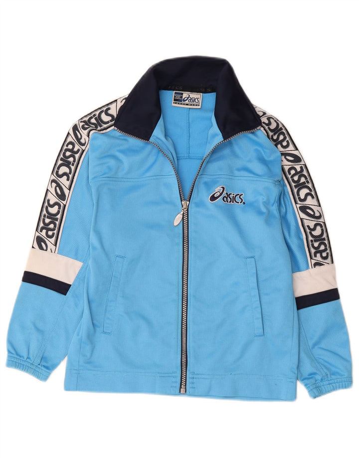 Asics Graphic Survêtement Top Veste Garçon 9-10 Ans Bleu Colorblock