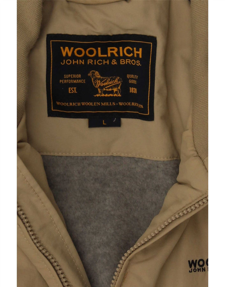 Woolrich Veste Bomber Homme UK 40 Large Beige