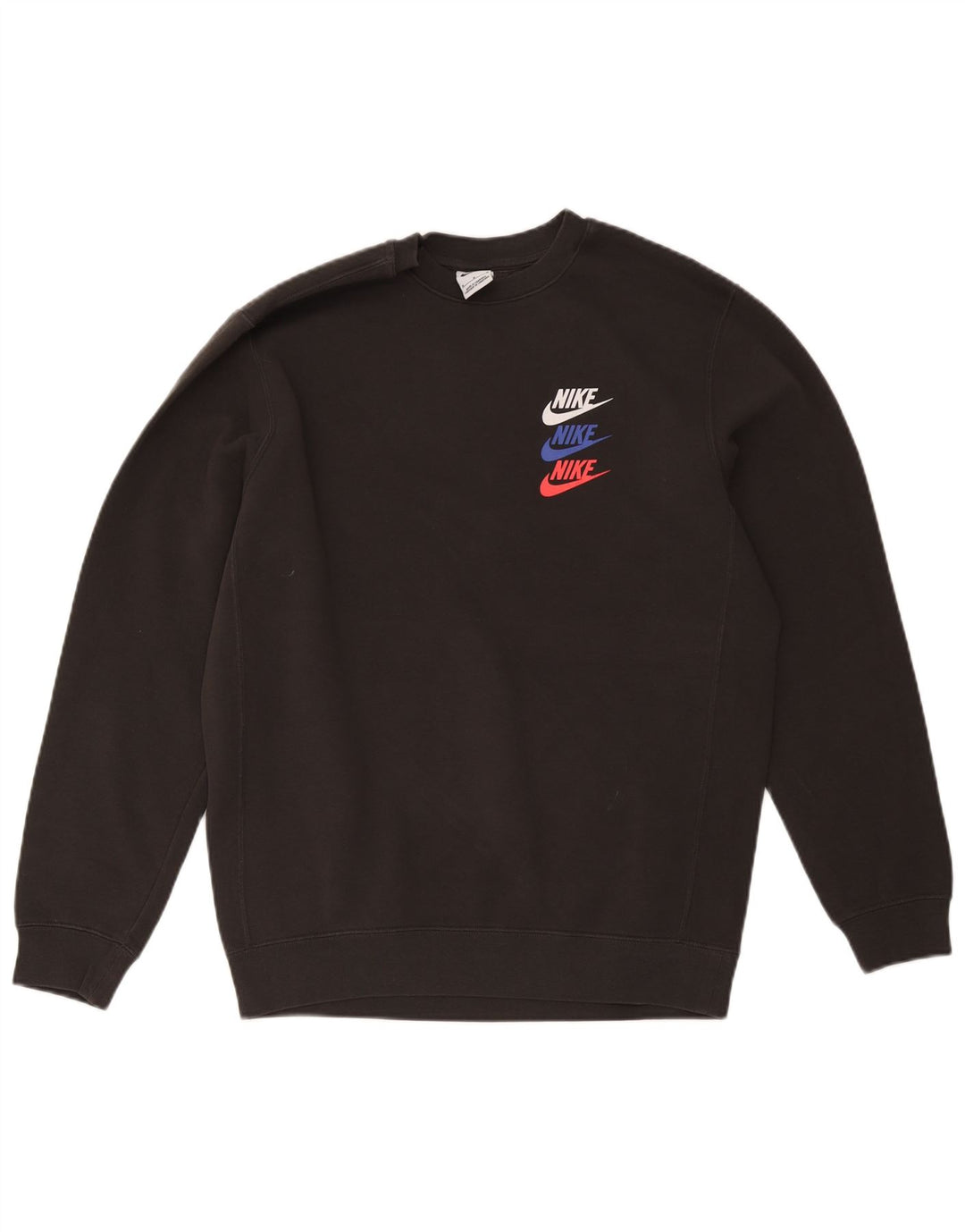 Nike Sweat-shirt graphique pour homme Noir moyen Polyester