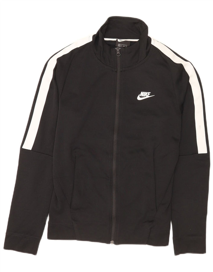 Nike Veste de survêtement pour homme XS en coton color block Noir