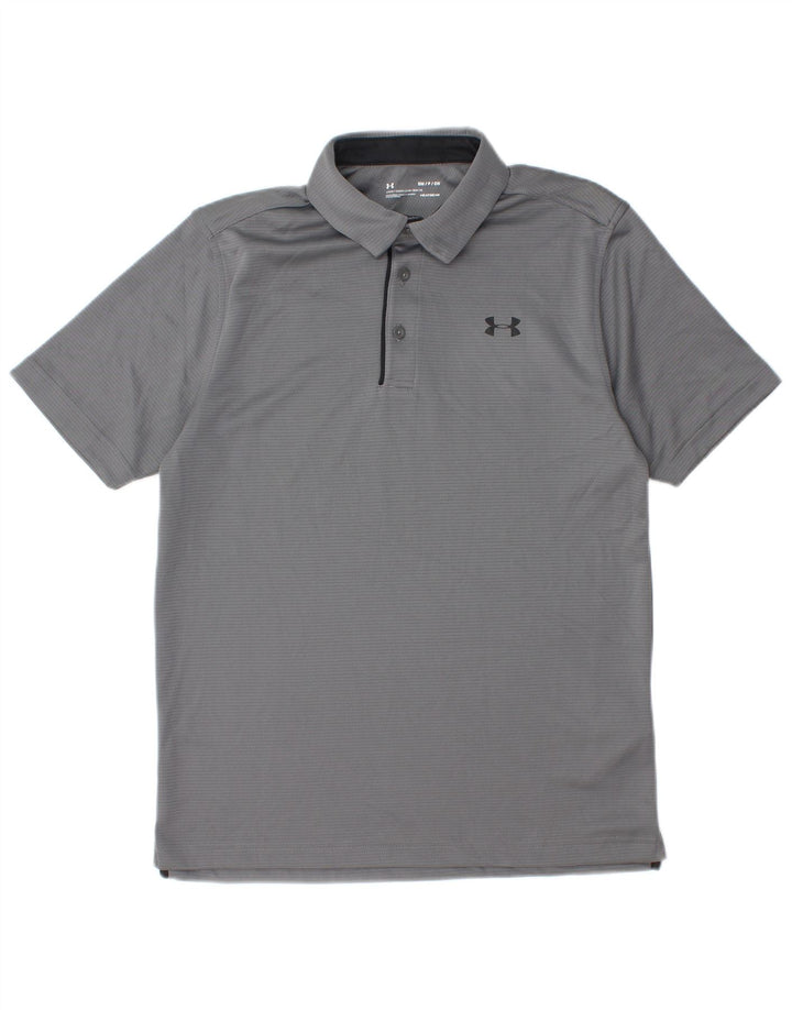 Under Armour Polo Heat Gear Homme Petit Gris Polyester