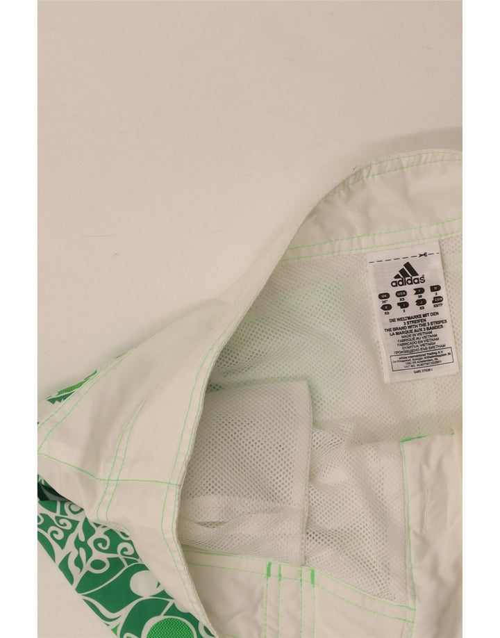 ADIDAS Short de bain homme XS blanc Paisley Polyester