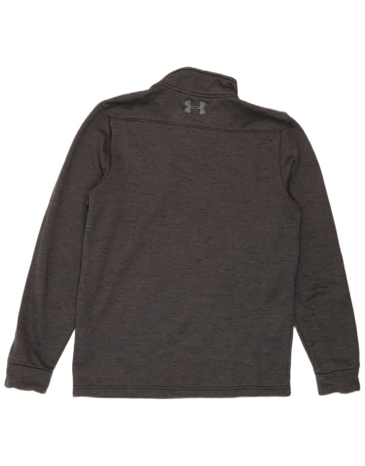 Under Armour Cold Gear Sweat-shirt à col zippé pour homme Petit gris moucheté