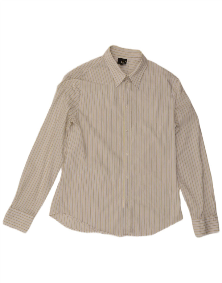 Just Cavalli Chemise homme 3XL Blanc à fines rayures