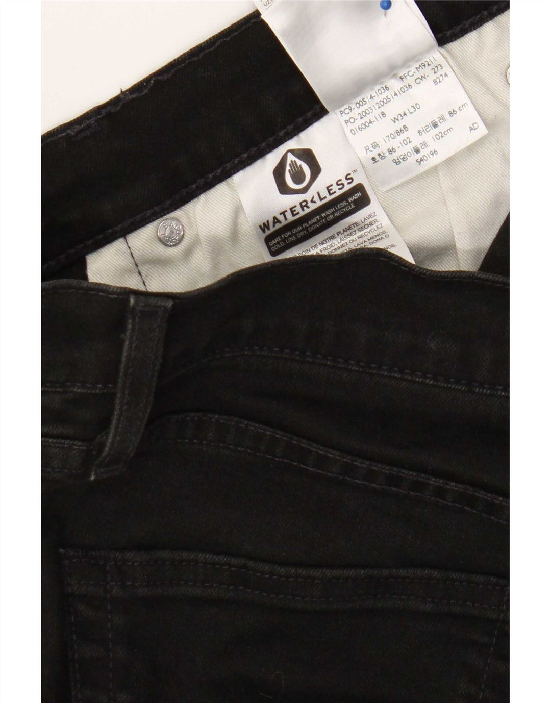 Levi's Jean Droit Homme W34 L30 Noir Coton