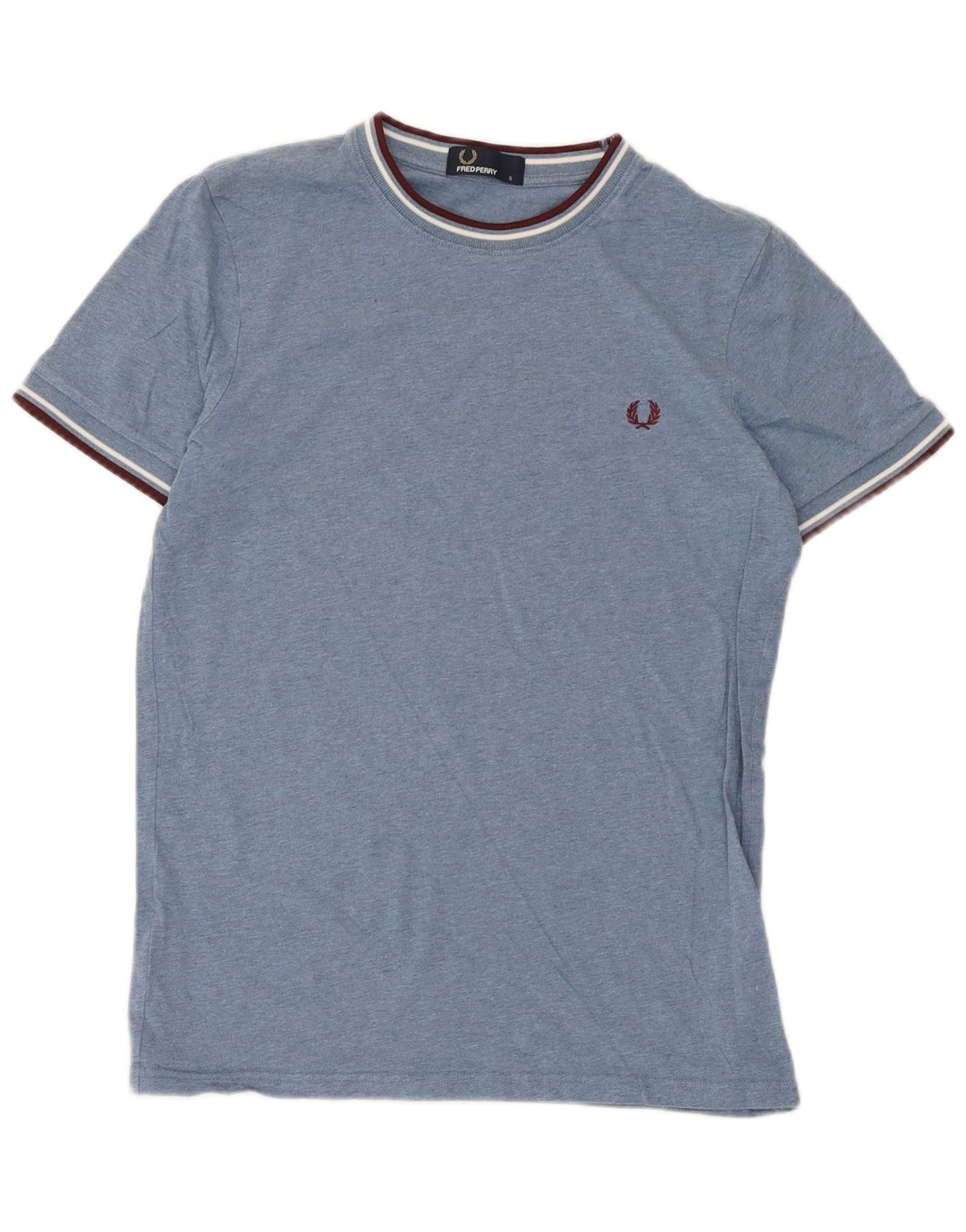 Fred Perry T-Shirt Homme Petit Bleu Coton