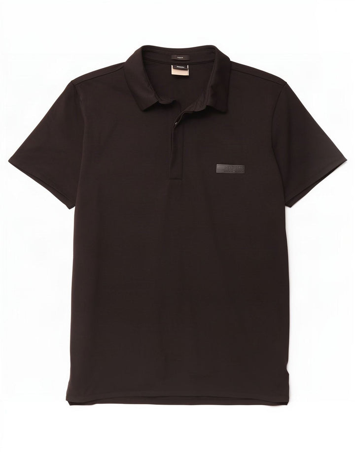 Hugo Boss Polo Slim Fit Homme Polyamide Noir Moyen