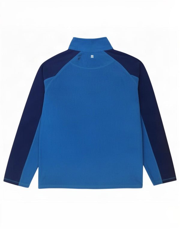 Mountain Warehouse Pull polaire pour femme UK 16 Large Bleu Colorblock