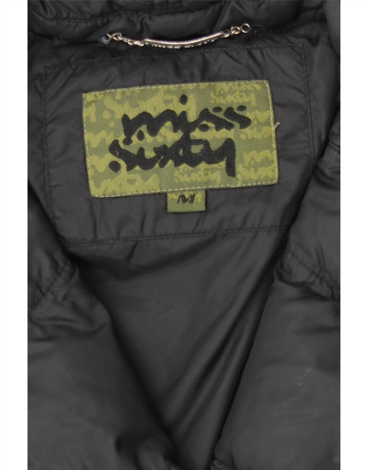 Miss Sixty Manteau rembourré pour femme UK 14 Medium Noir