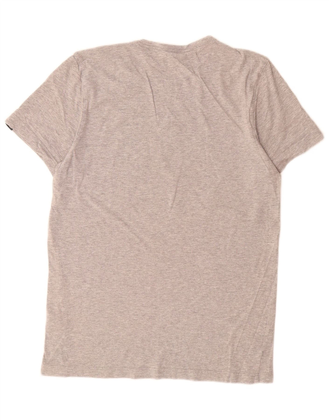 Adidas T-Shirt Graphique Homme Gris Moyen Moucheté Coton