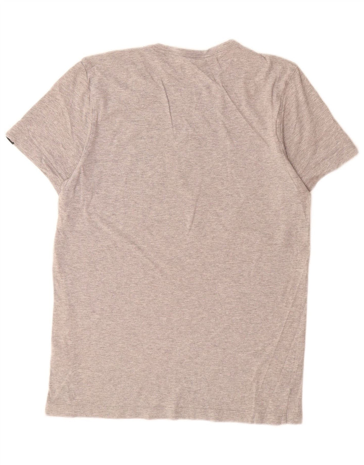Adidas T-Shirt Graphique Homme Gris Moyen Moucheté Coton