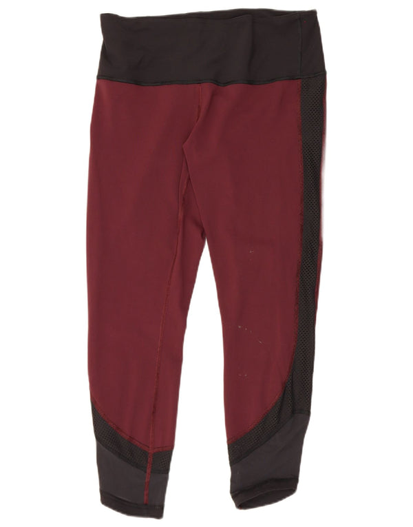Lululemon Legging court pour femme US 12 Large Bordeaux Colorblock