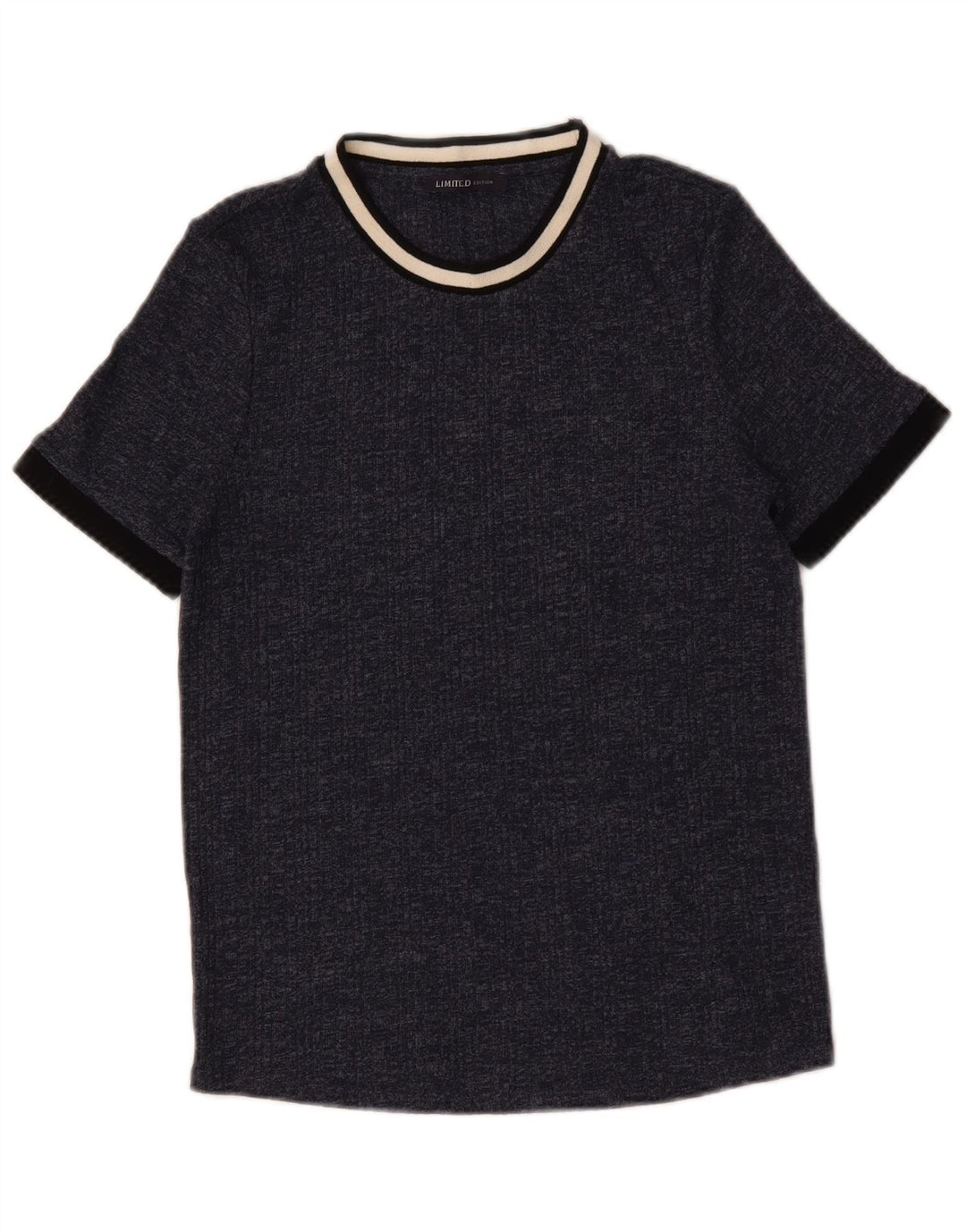 Marks & Spencer T-shirt pour femme UK 14 Bleu marine moyen moucheté