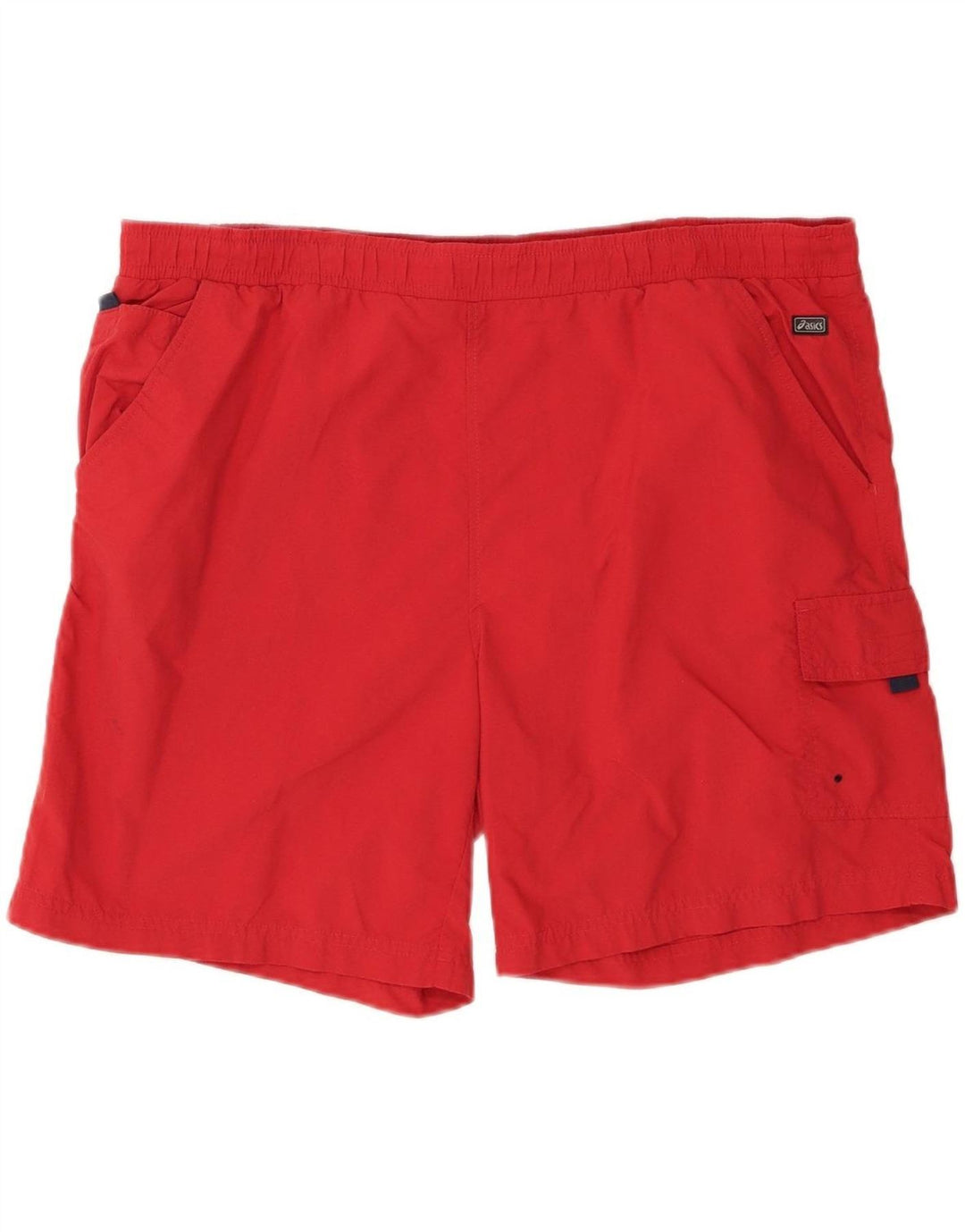 ASICS Mens Sport Shorts XL Red Polyamide