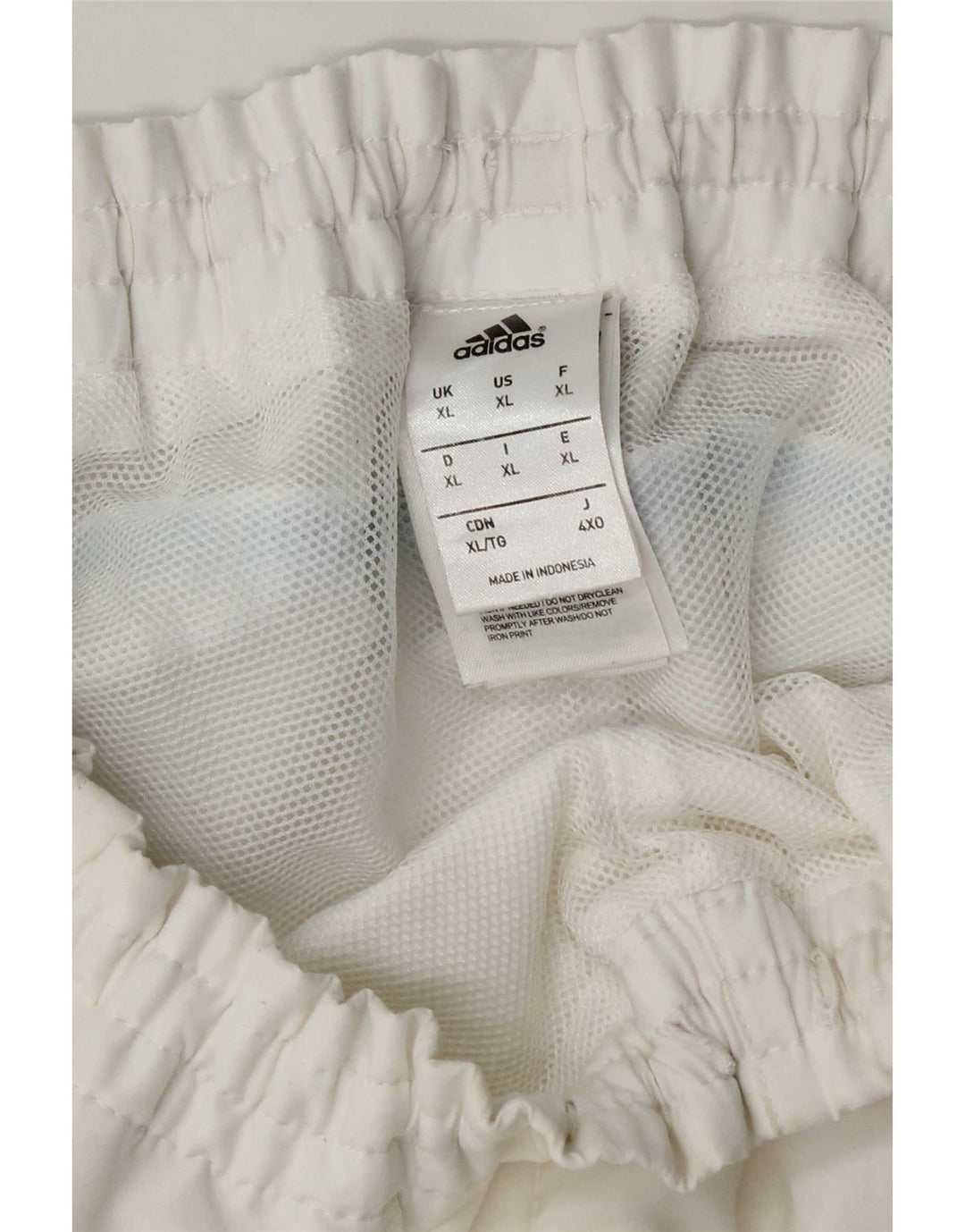 Adidas Short de sport pour homme XL Blanc Polyester