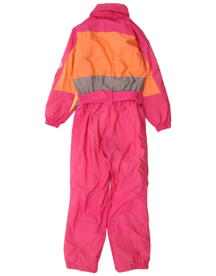 Colmar Combinaison de Ski Graphique Femme IT 42 Petit Rose Colourblock Polyamide