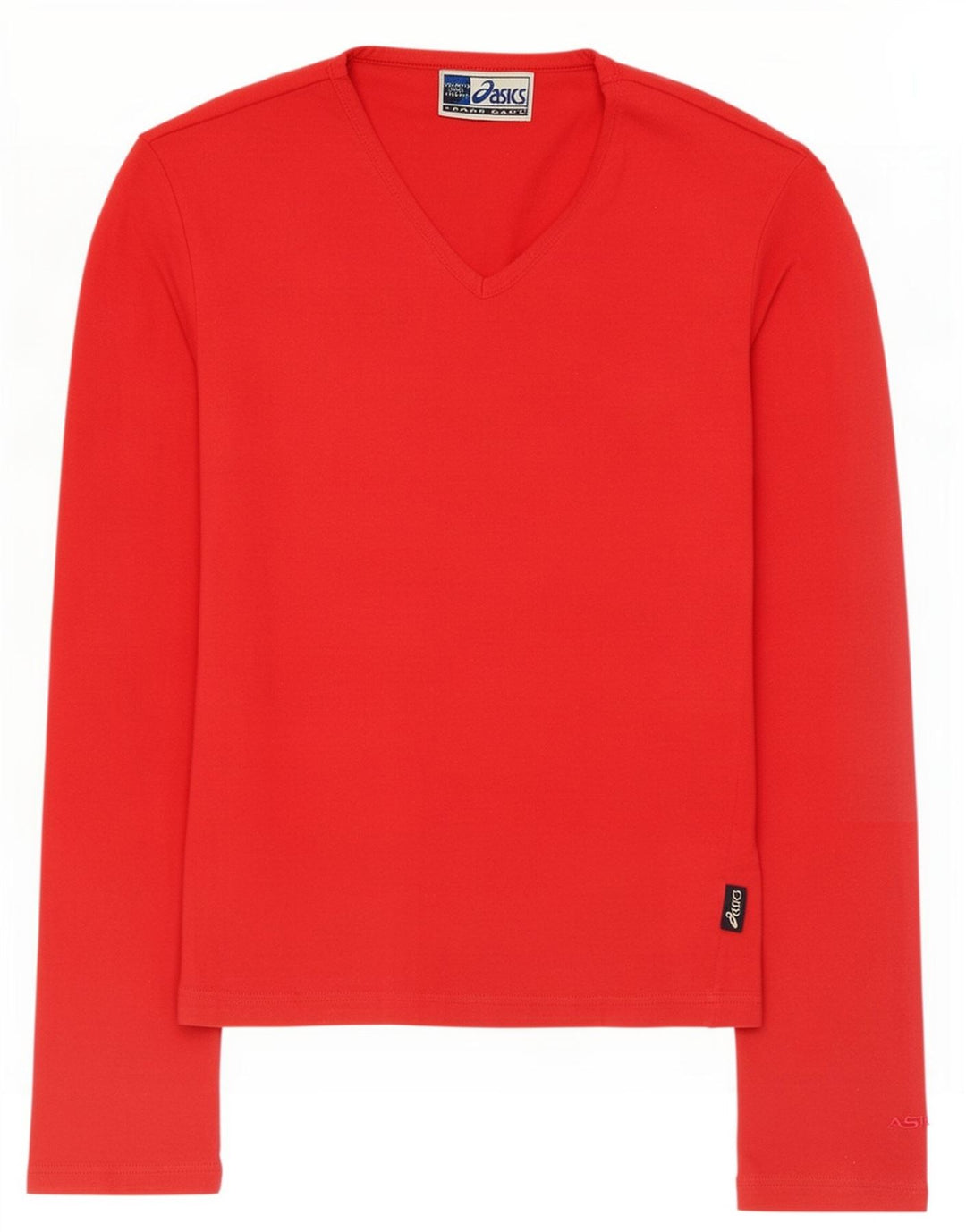 Asics Haut à manches longues pour femme UK 8 Small Rouge