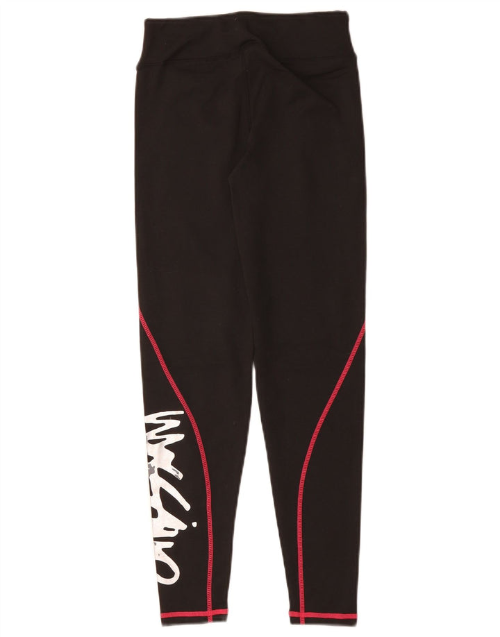 MOSSIMO Legging Graphique Fille 9-10 Ans Noir
