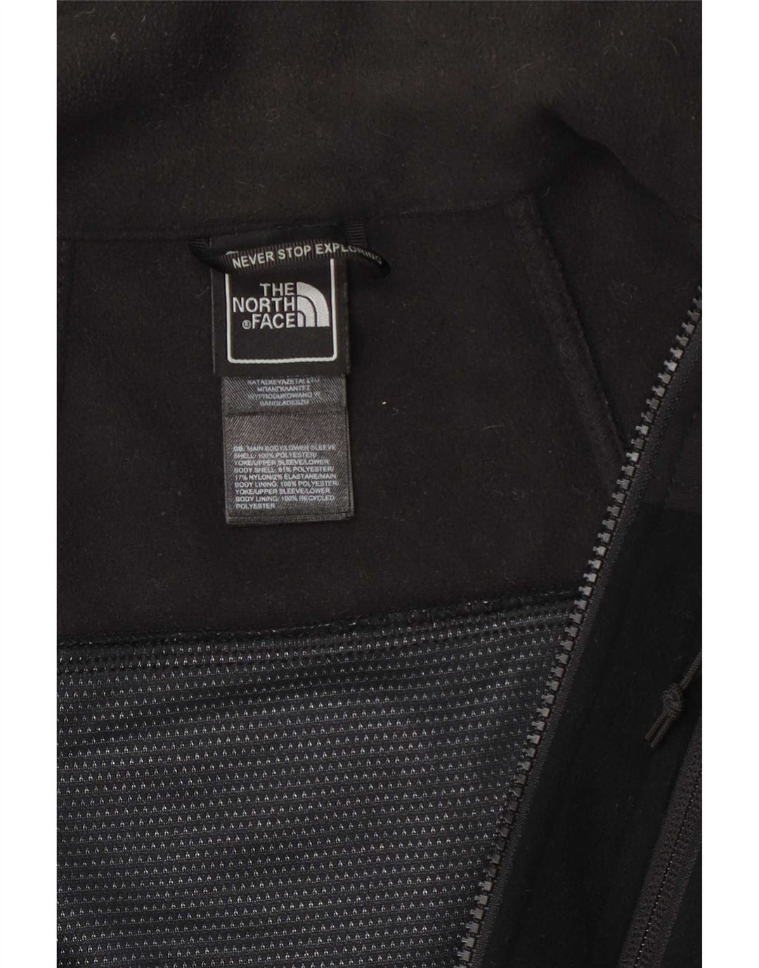 The North Face Veste de pluie pour homme UK 40 Large Noir Colorblock Polyester