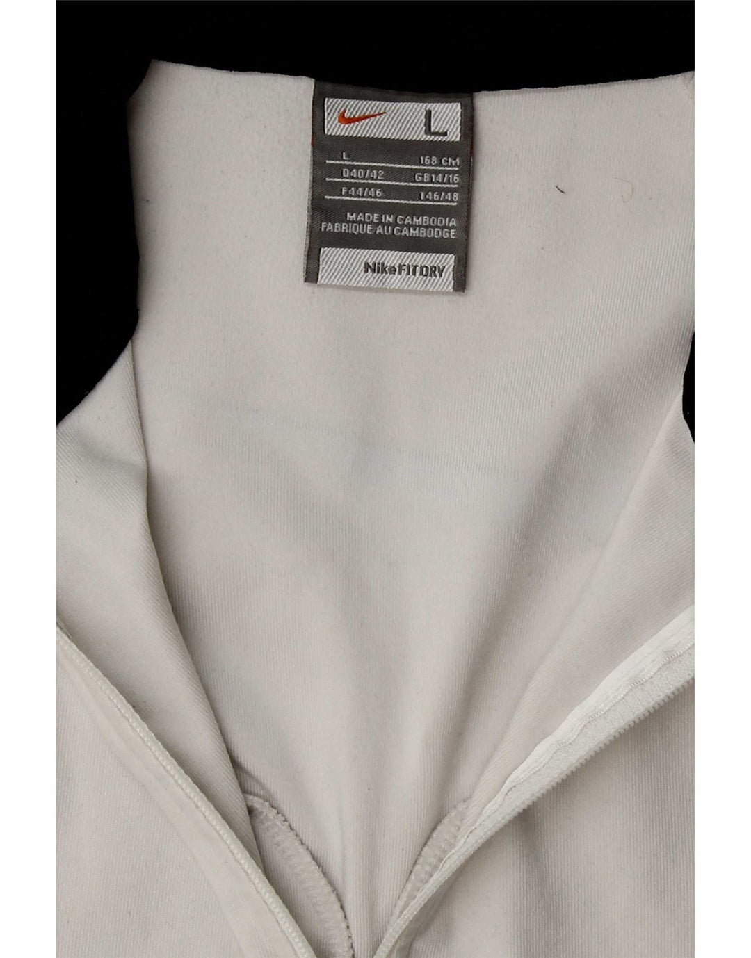 Nike Veste de survêtement Dri Fit pour femme UK 14/16 Large Blanc