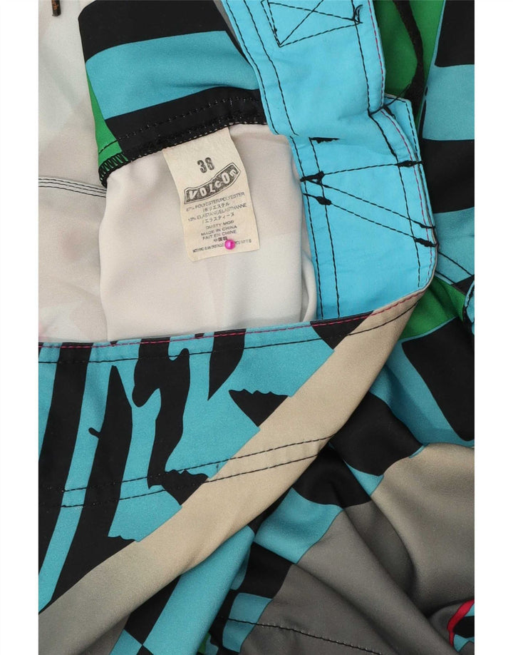 Volcom Short de Bain Homme XL Multicolore Géométrique Polyester