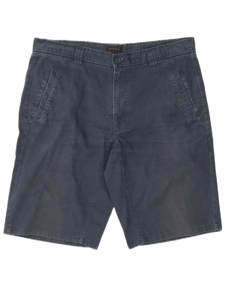 Sergio Tacchini Short Chino Homme EU 48 Medium W36 Bleu Marine Coton