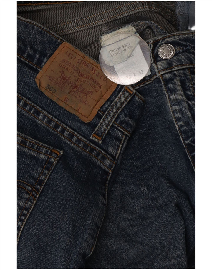 Levi's Jean Droit 560 Femme W30 L29 Bleu Coton