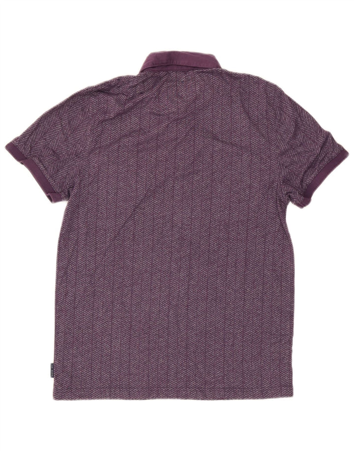 Ted Baker Polo homme taille 3 chevrons violet moyen
