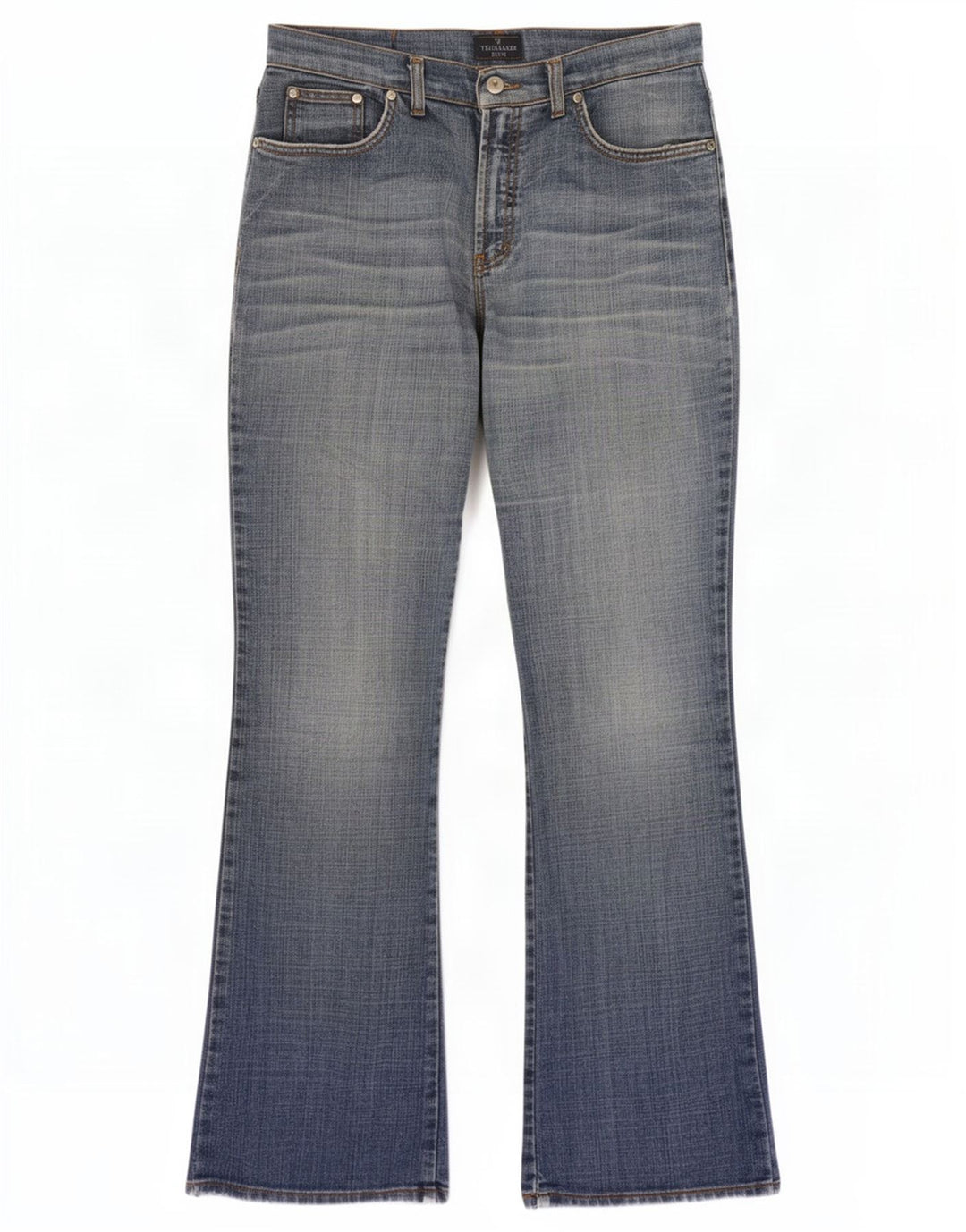 Trussardi Jean Bootcut W30 L33 Bleu Coton Femme