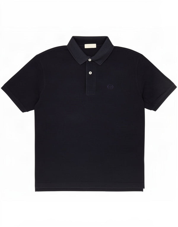 Sergio Tacchini Polo Homme IT 48 Bleu Marine Moyen Coton
