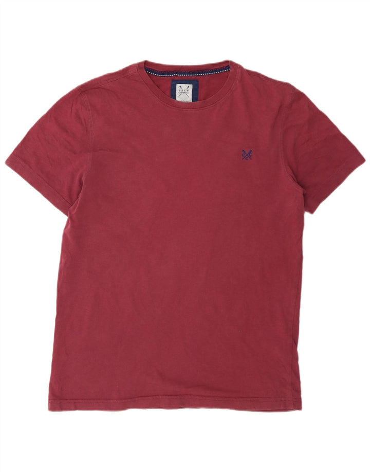 Crew Clothing T-shirt pour homme en coton marron moyen