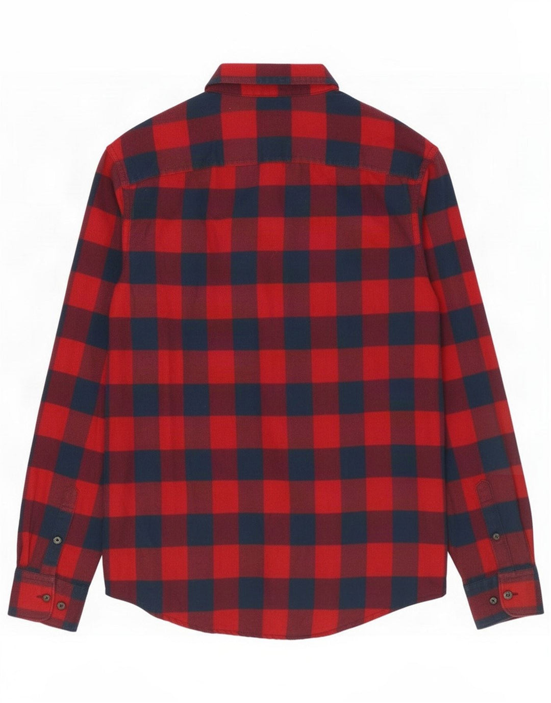 Penguin Chemise en flanelle coupe régulière pour homme Petit coton vichy rouge
