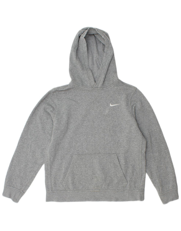 Nike Pull à capuche garçon 13-14 ans XL Gris Moucheté Coton