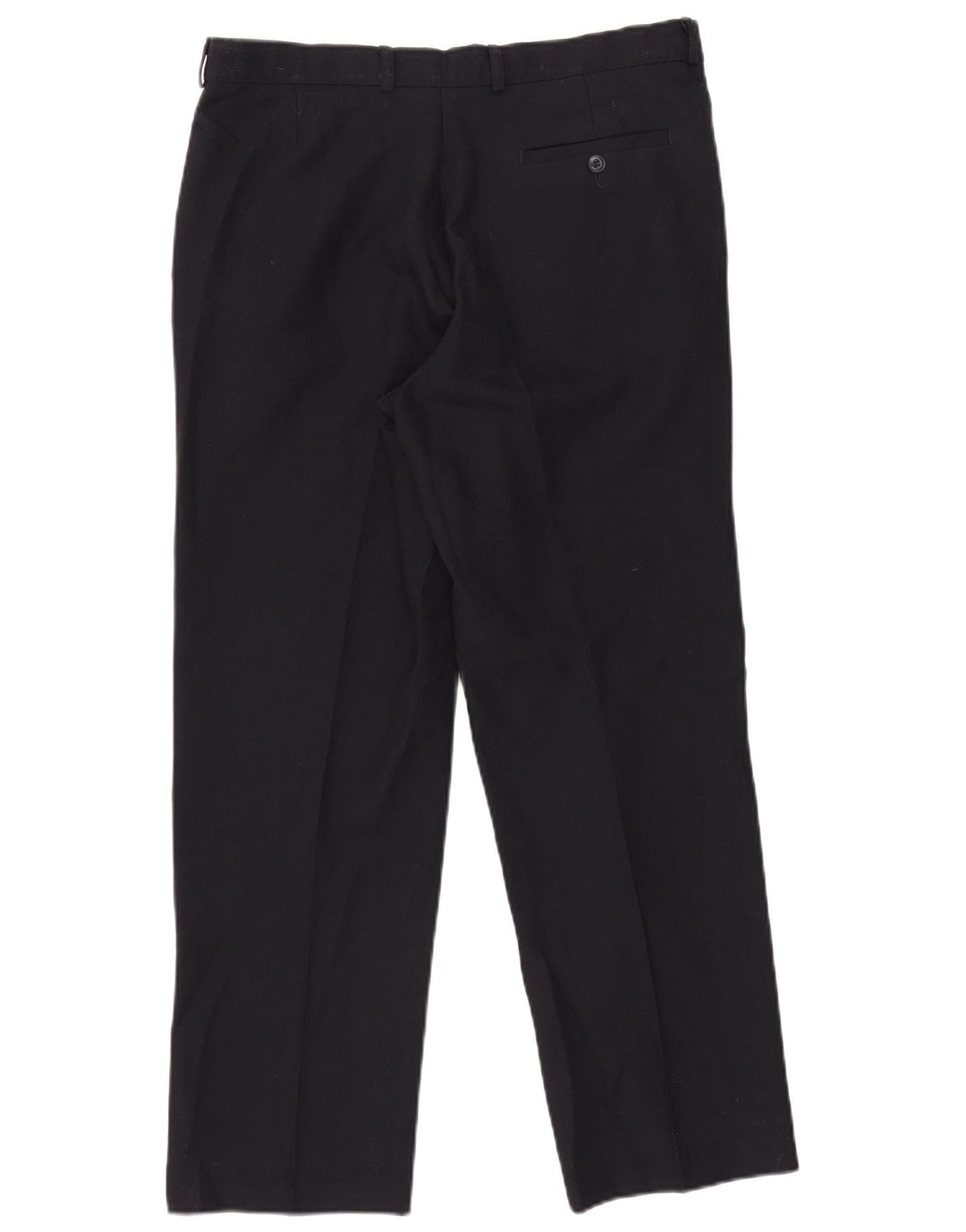 Marks & Spencer Pantalon Chino Droit Homme W34 L29 Bleu Marine Polyester
