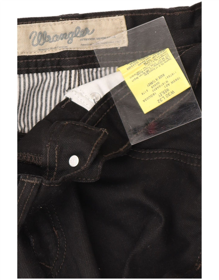WRANGLER Jean Droit Wesley Homme W30 L32 Noir Coton