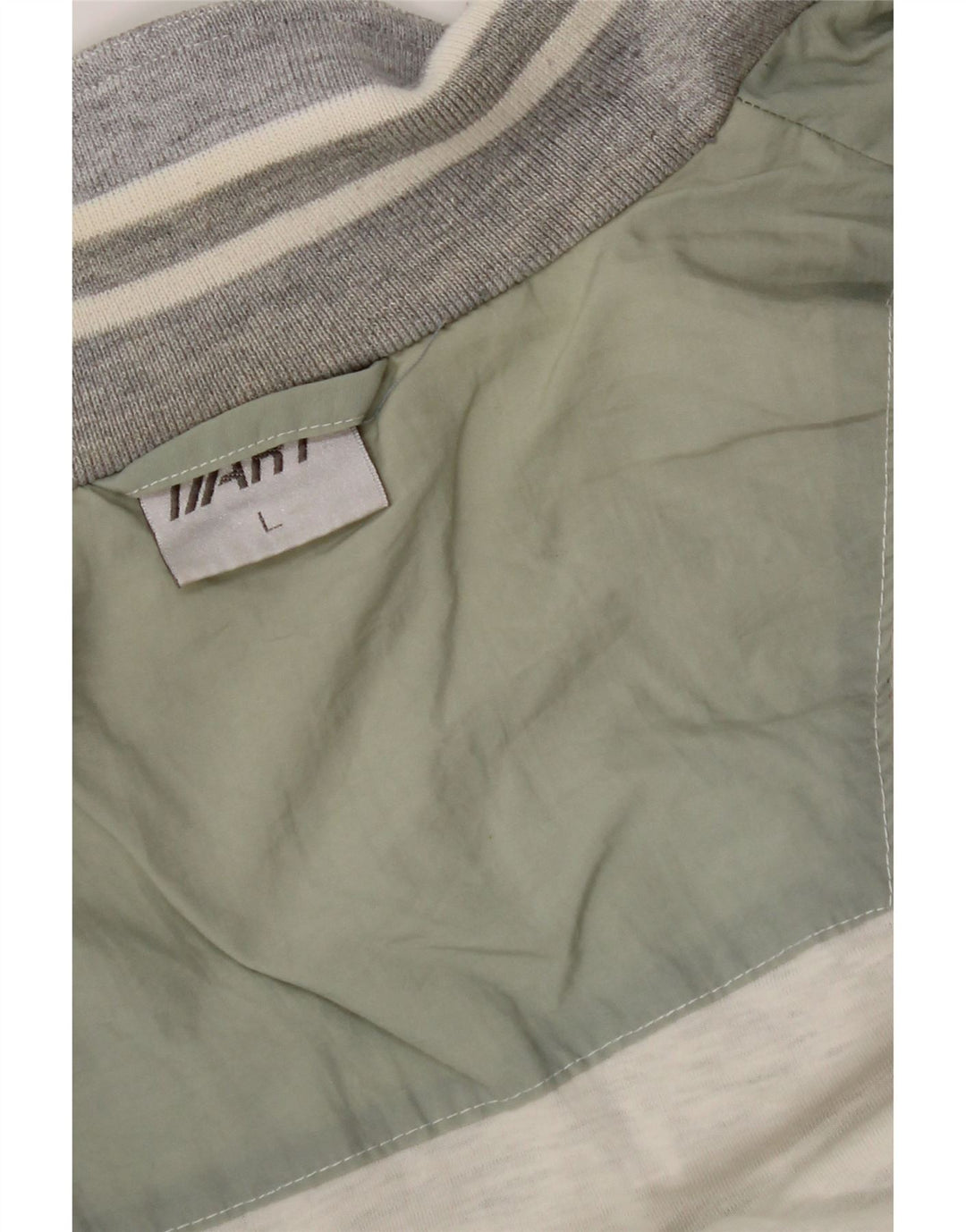 VINTAGE Veste de survêtement pour hommes Large Green Colourblock