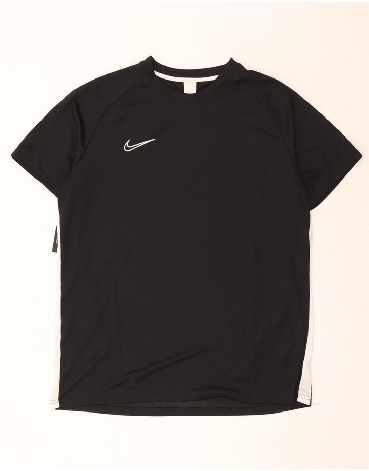 Nike T-shirt Dri Fit pour homme 2XL en polyester color block noir