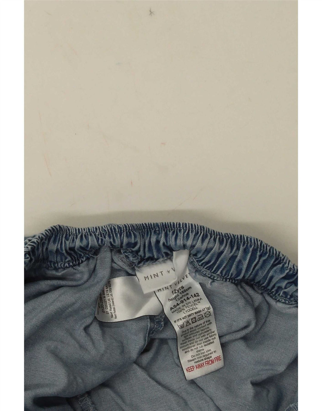 Jupe-short Fille MINT VELVET 11-12 ans W24 Bleu