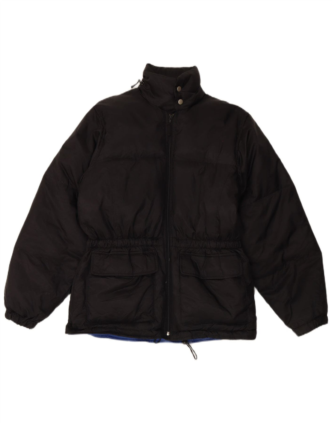 veste rembourrée homme vintage UK 38 Polyester noir moyen
