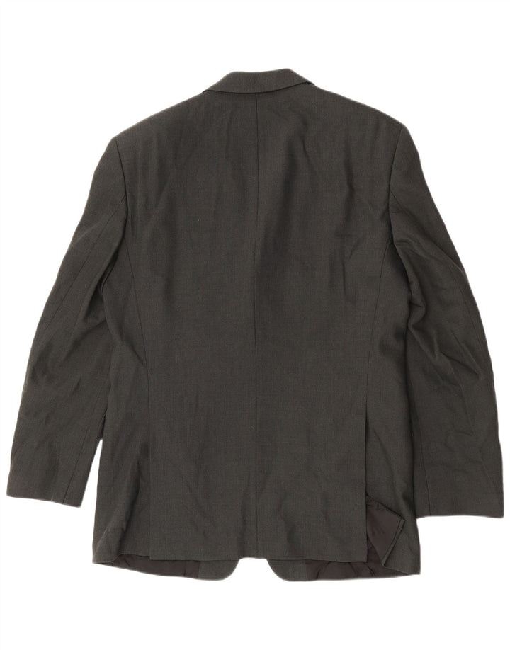 Hugo Boss Veste Blazer 3 Boutons Homme EU 50 Grande Laine Grise