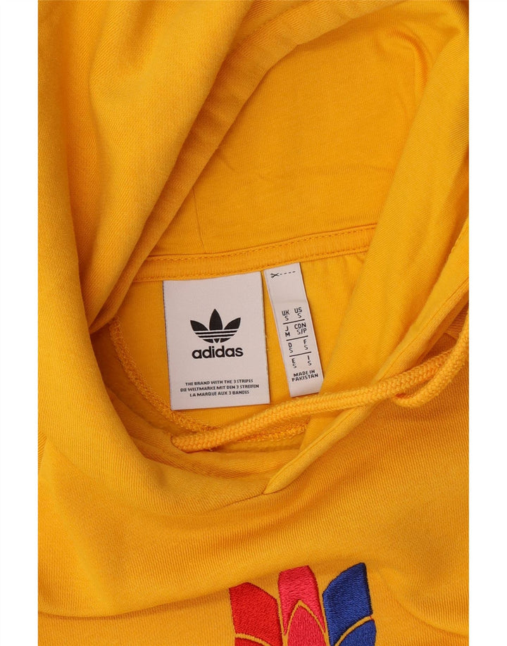 Adidas Pull à capuche pour homme Petit Jaune