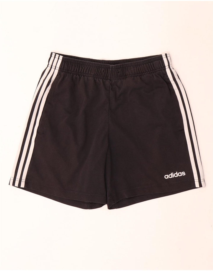 Adidas Short de sport pour homme en coton noir moyen