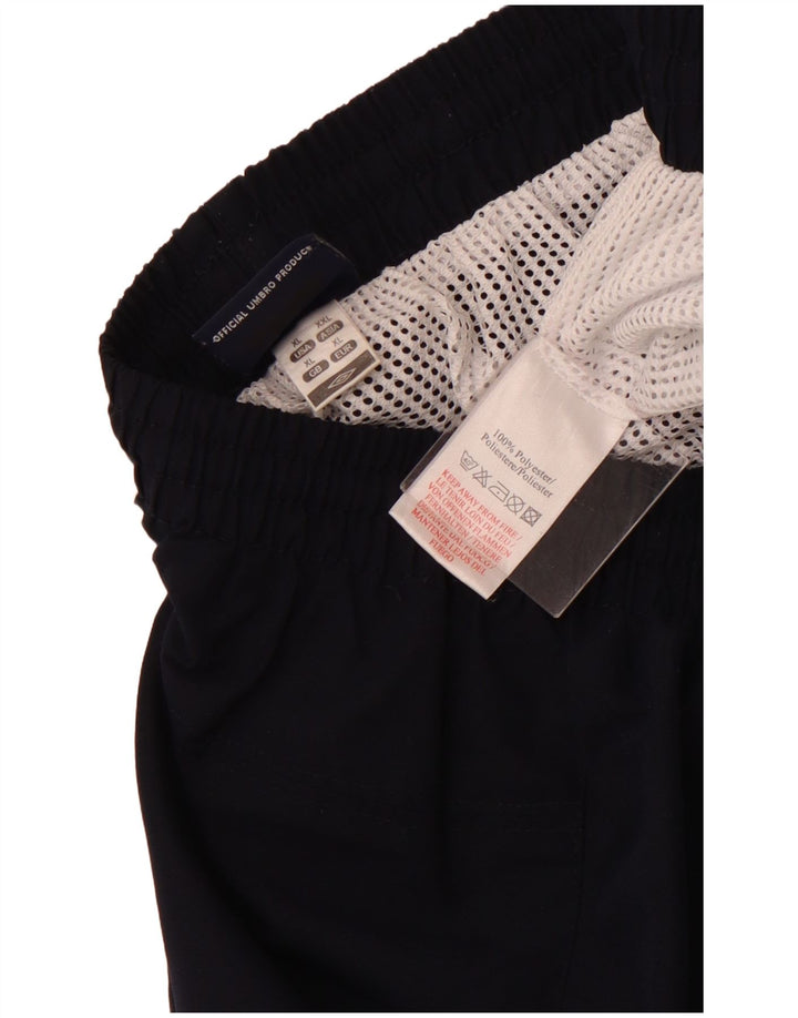 UMBRO Short de Sport Graphique Homme XL Bleu Marine Polyester