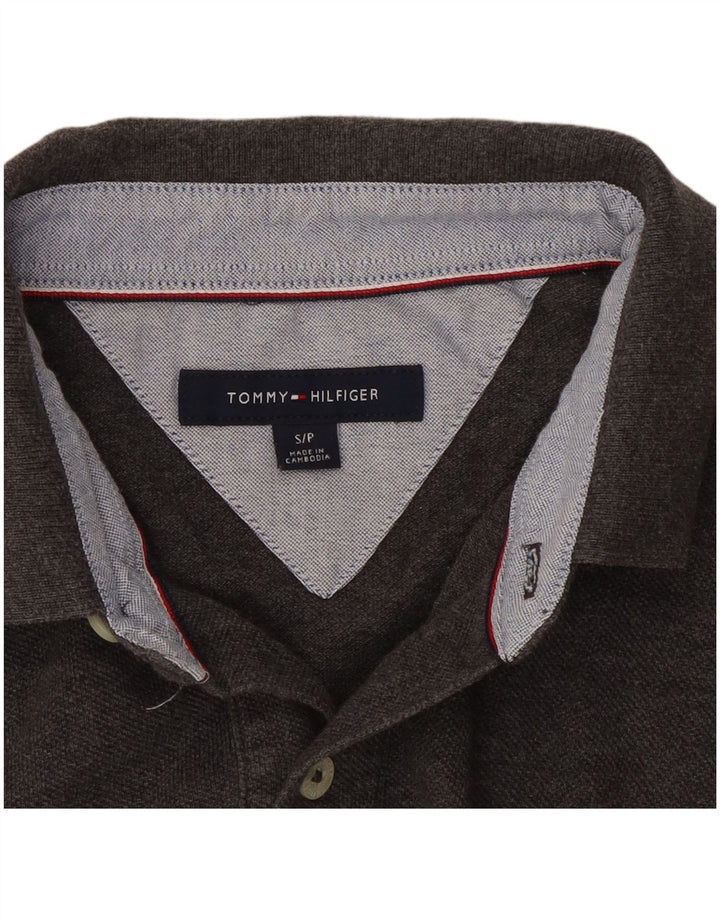 Tommy Hilfiger Polo Homme Petit Gris Coton